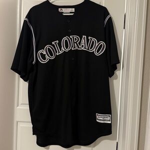 Black Colorado Rockies Jersey